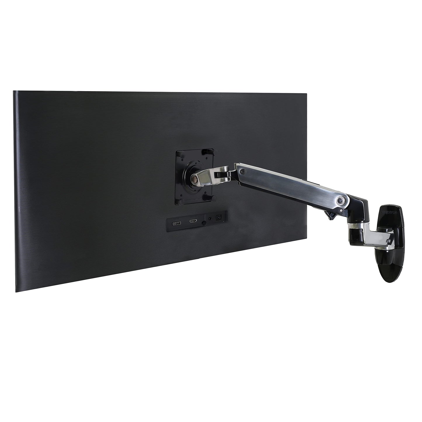 Ergotron – LX Single Monitor Arm, VESA Wall Mount – for Monitors Up to 34 Inches, 7 to 25 lbs – Polished Aluminum