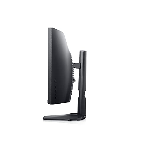 Dell S3422DWG Curved Gaming Monitor - 34 Inch 1800R Curved Screen with 144Hz Refresh Rate, WQHD (3440 x 1440) Display, HDMI, DP to DP 1.4 Cable, AMD FreeSync - Black
