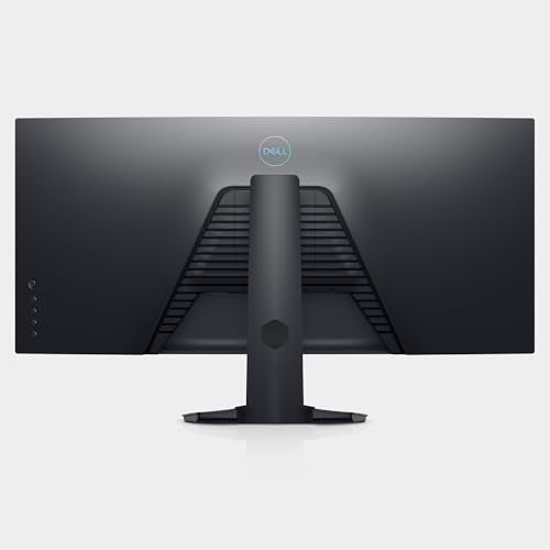 Dell S3422DWG Curved Gaming Monitor - 34 Inch 1800R Curved Screen with 144Hz Refresh Rate, WQHD (3440 x 1440) Display, HDMI, DP to DP 1.4 Cable, AMD FreeSync - Black