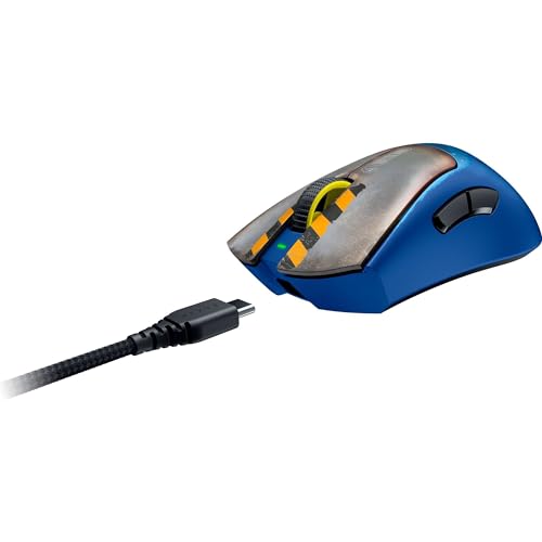 Razer DeathAdder V3 Pro Wireless Gaming Mouse: 63g Lightweight - Focus Pro 30K Optical Sensor - Optical Switches Gen-3 - HyperSpeed Wireless - 5 Programmable Buttons - 90 Hr Battery - Fortnite Edition