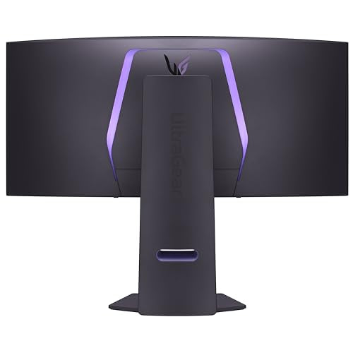 LG 34GS95QE 34-inch Ultragear OLED Curved Gaming Monitor WQHD 800R 240Hz 0.03ms DisplayHDR True Black 400 AMD FreeSync Premium Pro NVIDIA G-Sync HDMI 2.1 DisplayPort Tilt/Height/Swivel Stand Black