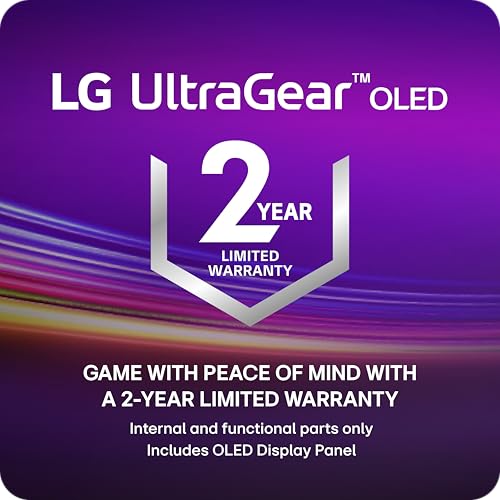 LG 39GS95QE Ultragear OLED Curved Gaming Monitor 39-Inch WQHD 800R 240Hz 0.03ms DisplayHDR True Black 400 AMD FreeSync Premium Pro NVIDIA G-Sync HDMI 2.1 DisplayPort Tilt/Height/Swivel Stand - Black