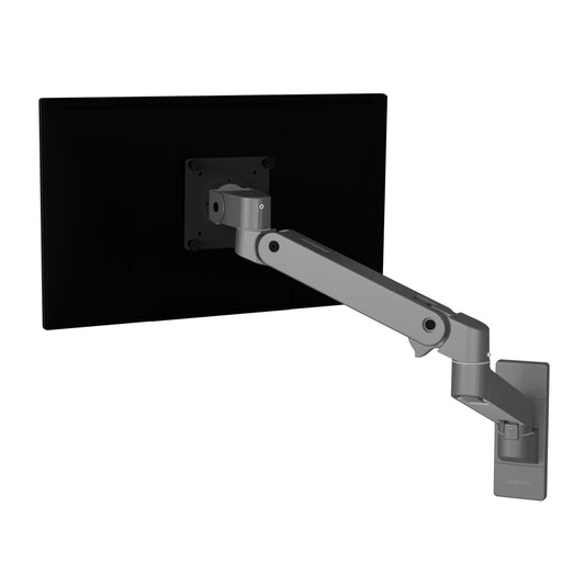Ergotron – LX Pro Premium Single Monitor Arm, VESA Wall Mount – for Monitors Up to 34 Inches, 4 to 22 lbs – Dark Grey