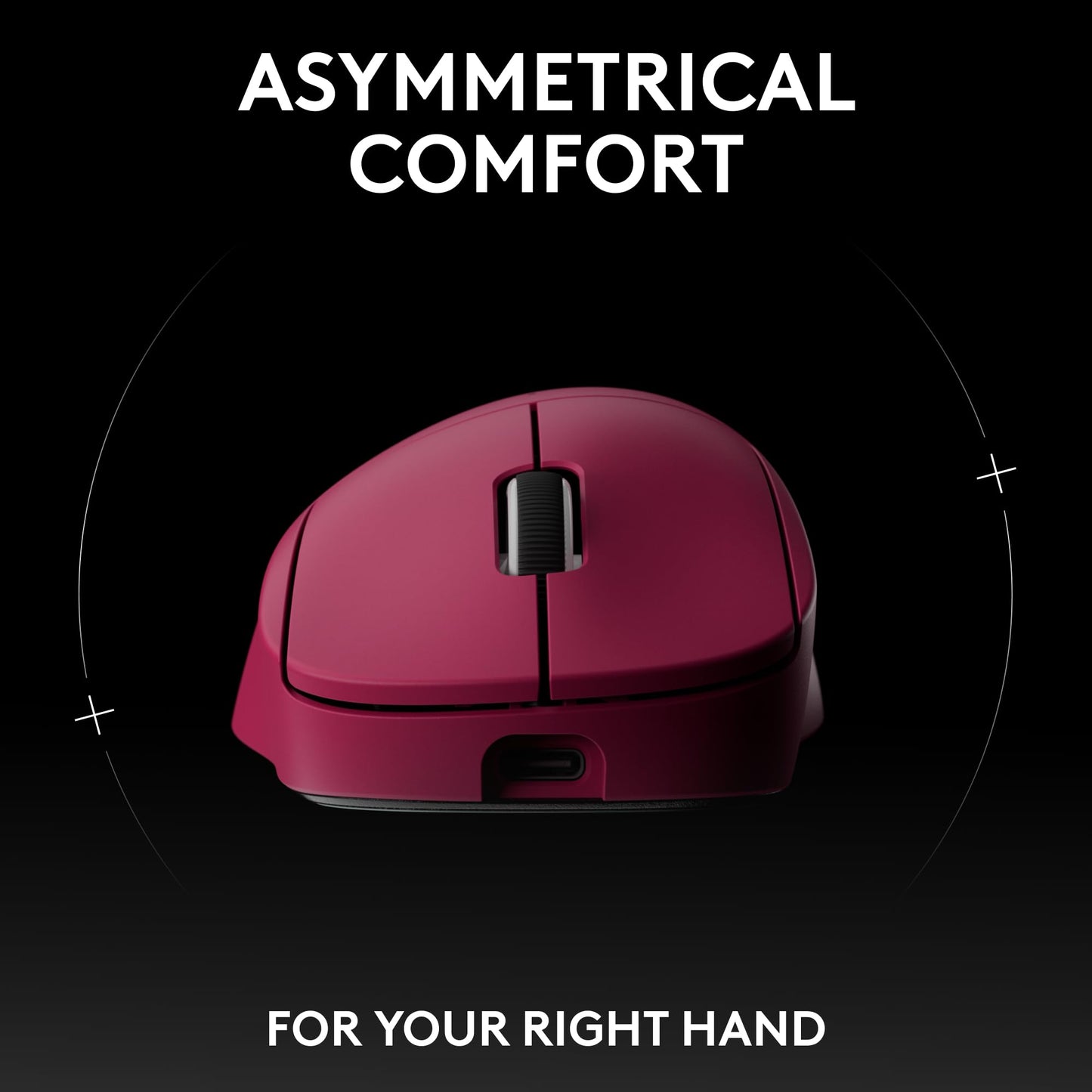 Logitech G PRO X Superlight 2 DEX Lightspeed Wireless Gaming Mouse, 60g Pro-Grade Lightweight Mouse with 5 Programmable Buttons, 44k DPI Sensor, USB-C Charging, for PC/Mac - Magenta