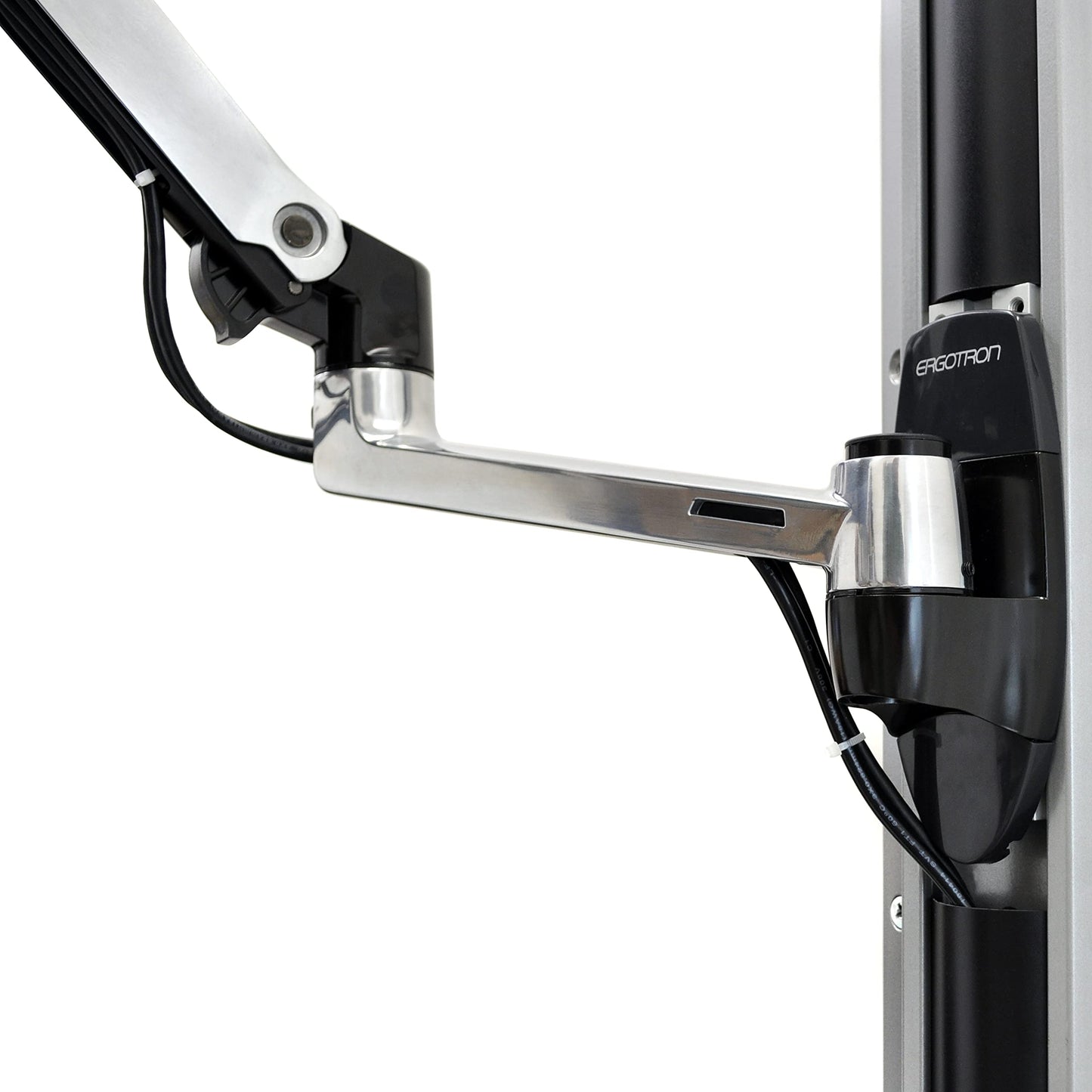 Ergotron – LX Single Monitor Arm, VESA Wall Mount – for Monitors Up to 34 Inches, 7 to 25 lbs – Polished Aluminum