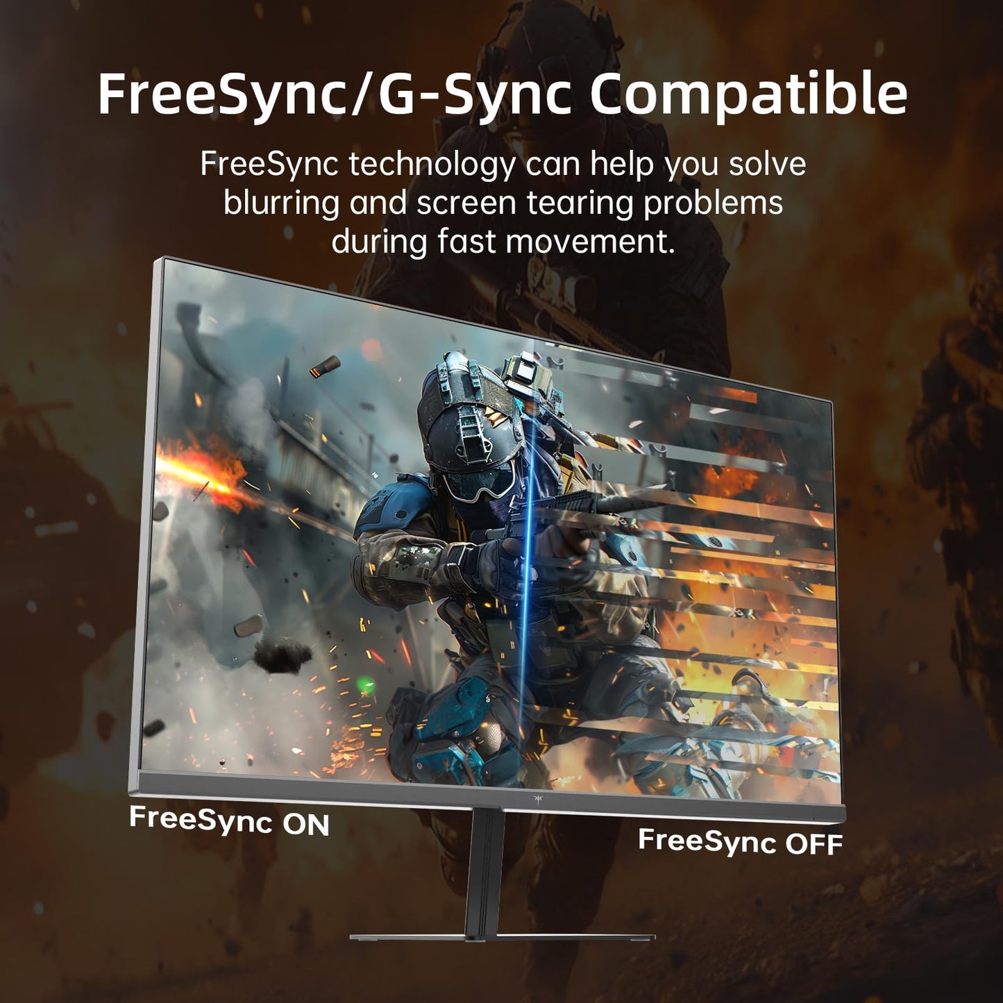 KTC 24.5'' Gaming Monitor, FHD 1080P 180Hz Fast IPS 128% sRGB Frameless Computer Monitor, HDR10, Adaptive Sync, Eye Care PC Gamer Monitor, HDMIx2, DP, VESA Mountable, Tilt Adjustable, H25T7