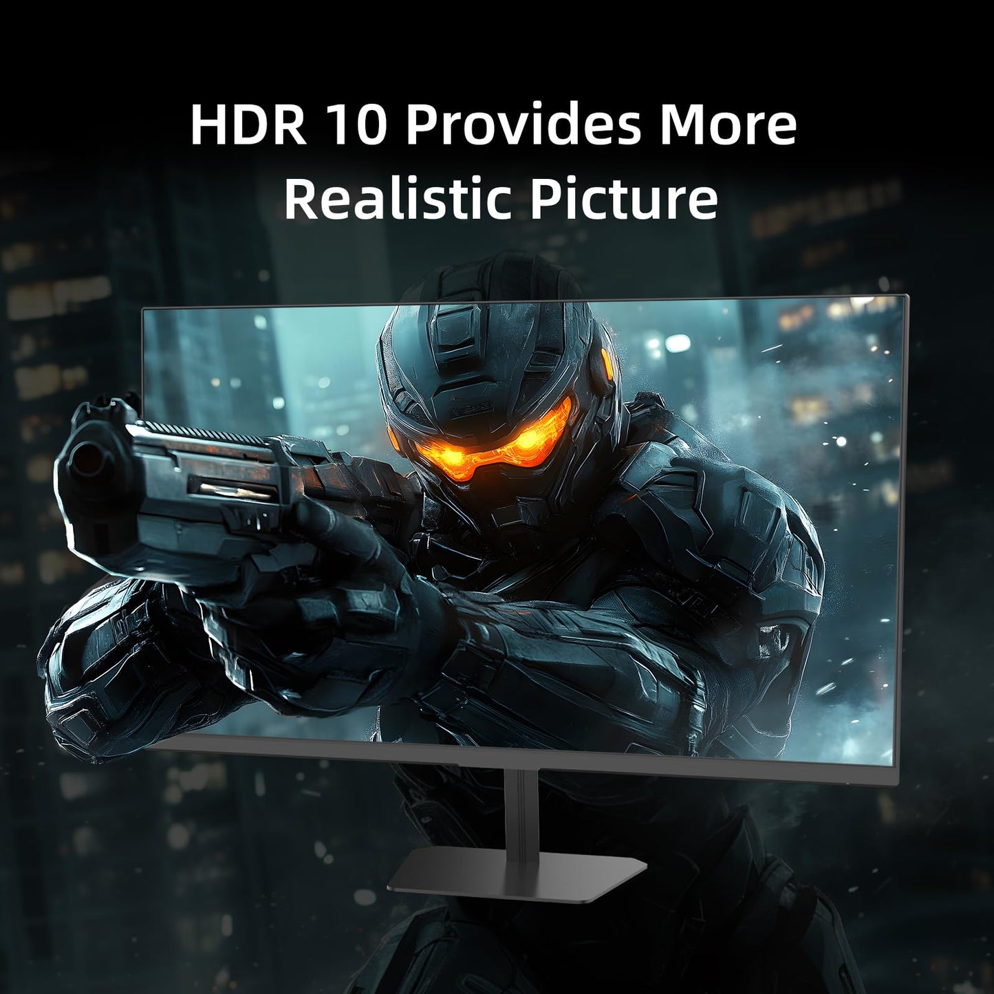 KTC 24.5'' Gaming Monitor, FHD 1080P 180Hz Fast IPS 128% sRGB Frameless Computer Monitor, HDR10, Adaptive Sync, Eye Care PC Gamer Monitor, HDMIx2, DP, VESA Mountable, Tilt Adjustable, H25T7