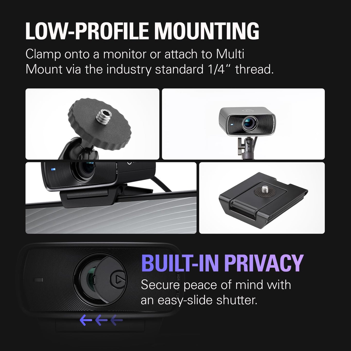 Elgato Facecam MK.2 – Premium Full HD Webcam for Streaming, Gaming, Video Calls, Recording, HDR Enabled, Sony Sensor, PTZ Control – works with OBS, Zoom, Teams, and more, for PC/Mac