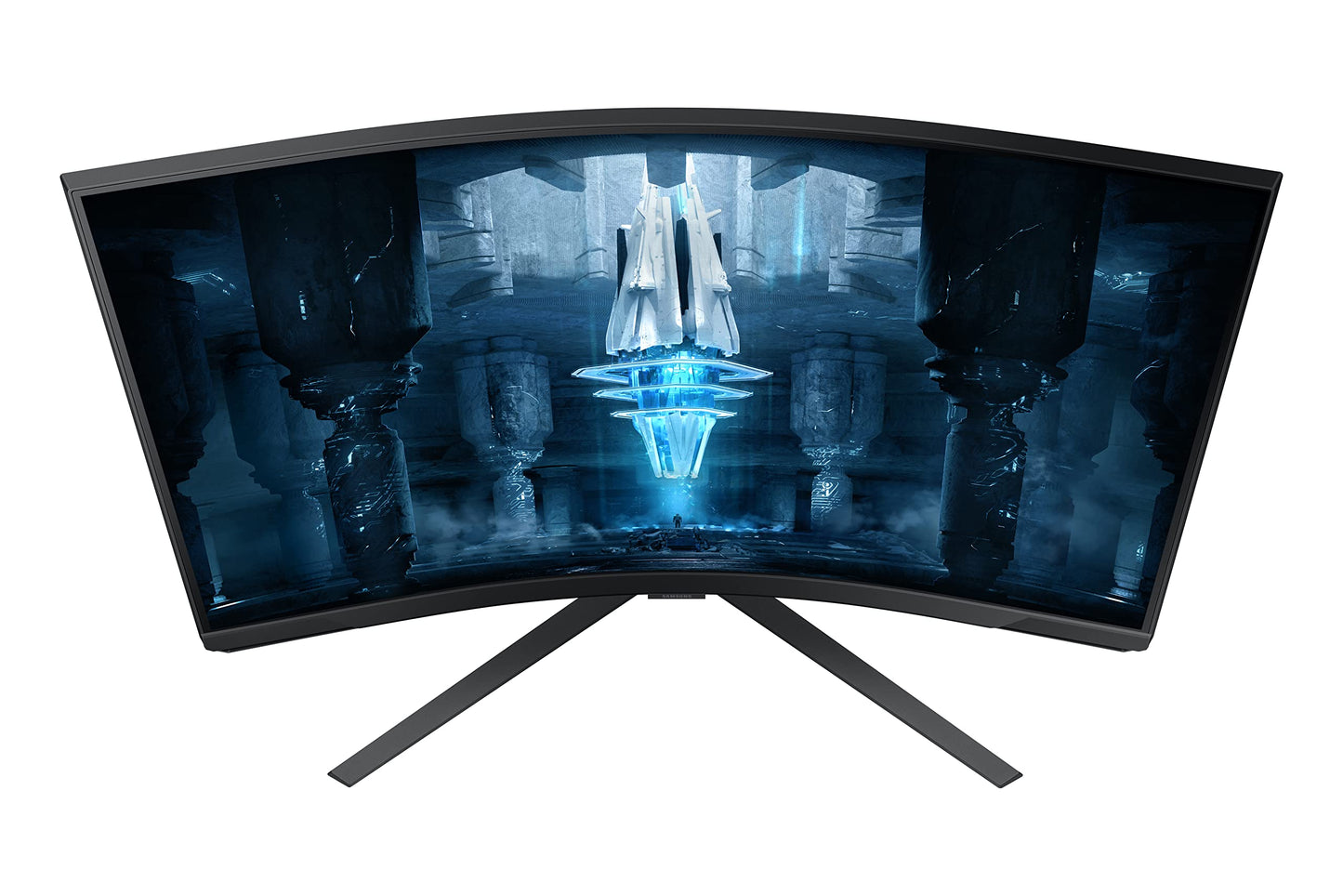 SAMSUNG 32" Odyssey Neo G8 4K UHD 240Hz 1ms G-Sync 1000R Curved Gaming Monitor, Quantum HDR2000, AMD FreeSync Premium Pro, Matte Display, Ultrawide Game View, DisplayPort, Black & White, 2022