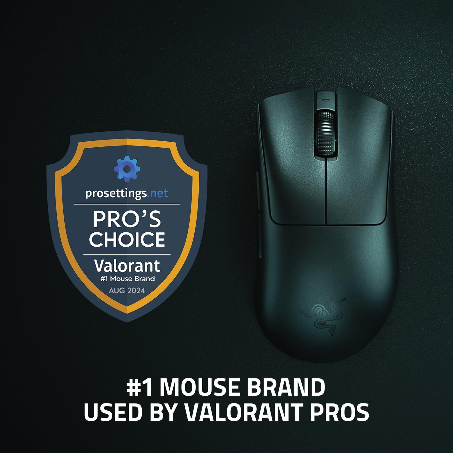 Razer DeathAdder V3 Pro Wireless Gaming Mouse: 64g Lightweight Ergonomic - 30K DPI Optical Sensor - Gen-3 Optical Switches - 8 Programmable Controls - Up to 90 Hr Battery - White