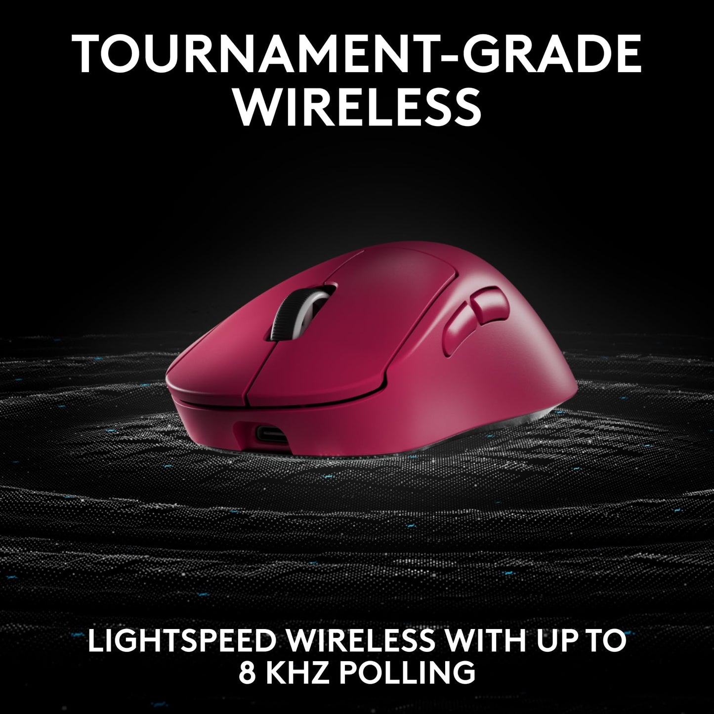 Logitech G PRO X Superlight 2 DEX Lightspeed Wireless Gaming Mouse, 60g Pro-Grade Lightweight Mouse with 5 Programmable Buttons, 44k DPI Sensor, USB-C Charging, for PC/Mac - Magenta