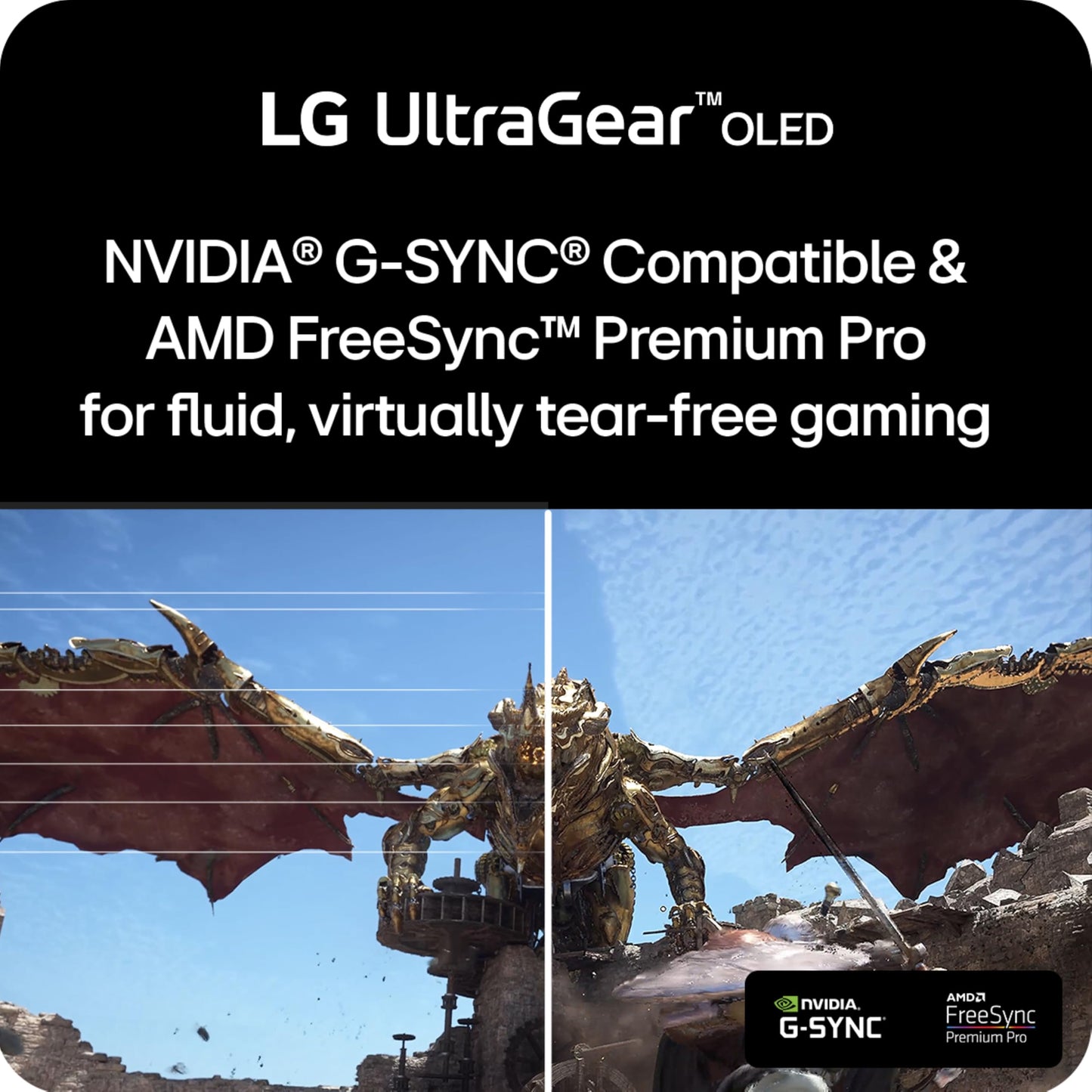 LG 34GS95QE 34-inch Ultragear OLED Curved Gaming Monitor WQHD 800R 240Hz 0.03ms DisplayHDR True Black 400 AMD FreeSync Premium Pro NVIDIA G-Sync HDMI 2.1 DisplayPort Tilt/Height/Swivel Stand Black